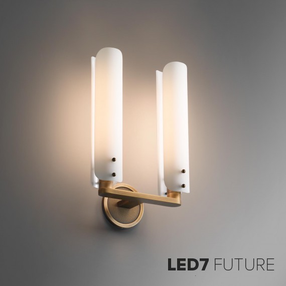 Jonathan Browning Studios - Platiere Double Sconce